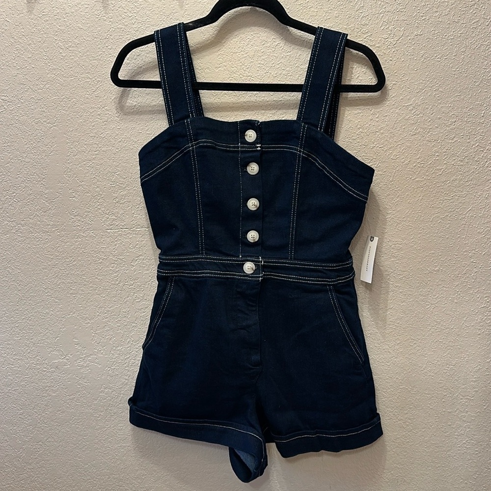 Maeve denim romper